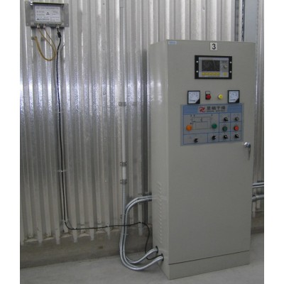 Probe junction box to measure EMC and TMC in wood drying kiln